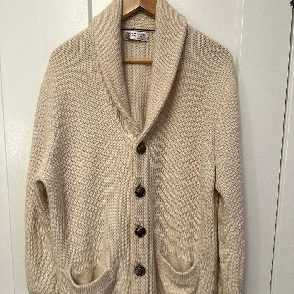 Brunello Cucinelli Malfilé Cotton Cardigan
